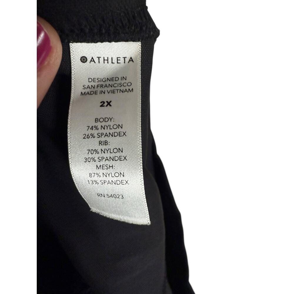 Athleta Venice Black Athleisure Athletic Travel Lounge Jogger Pants Plus Size 2X - Picture 8 of 8